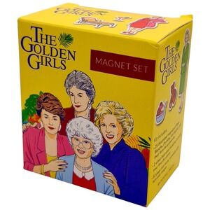 The Golden Girls Magnet Set Running Press Mini Kit with 25 Magnets and Mini Book